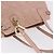 Borsa Christian Dior Canage in Tela Rosa Gold Tone Auth 194165 - vista 6