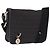 Borsa a Spalla FENDI Zucchino Canvas Nera Oro Auth bs36538 Nero D'oro