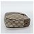 Clutch GUCCI GG Supreme Web Sherry Line in PVC Beige 156 01 034 Auth ka5569 - vista 5