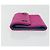 Cartera larga acolchada Chrome Hearts Wave 4 3-Snap de cuero rosa Auth 193426SM Plata - vista 5