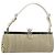 Borsa a Spalla LOEWE in Pelle Bianca Argento Auth 193364 Bianco