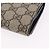 Portafoglio GUCCI GG Supreme in PVC e Pelle Beige Oro 598587 Auth 193589M D'oro - vista 11