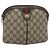 Borsa GUCCI GG Supreme Web Sherry Line PVC Beige Oro 904 02 647 Auth 193581 D'oro - vista 2