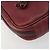 Borsa a Spalla LOEWE Anagram in Pelle Bordeaux Oro Auth 192544 D'oro Bordò - vista 14