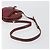 Borsa a Spalla LOEWE Anagram in Pelle Bordeaux Oro Auth 192544 D'oro Bordò - vista 7