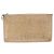 Pochette Christian Dior Trotter Canvas Beige Oro Auth bs36424 D'oro - vista 2