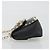 Borsa a tracolla VALENTINO con borchie in pelle nera e oro Auth BA14207A Nero D'oro - vista 4