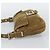 Borsa a tracolla FENDI Mamma Baguette in velluto a coste beige argento Auth 193421V - vista 4