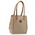 Céline Bolsa Tote CELINE Macadam Canvas PVC Bege Ouro Auth 193577 Dourado