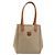 Céline Bolsa Tote CELINE Macadam Canvas PVC Bege Ouro Auth 193577 Dourado - vista 2