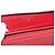 CHANEL Matelasse Long Wallet Lamb Skin Red Silver CC Auth bs36449 Silvery - vista 16