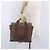 CHANEL Matelasse Chain Hand Bag Leather 2way Brown Silver CC Auth bs36367 Marrone Argento - vista 28