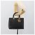 Borsa Christian Dior Lady Dior Canage in pelle di agnello nera e oro Auth 194778V Nero D'oro - vista 23