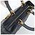 Borsa Christian Dior Lady Dior Canage in pelle di agnello nera e oro Auth 194778V Nero D'oro - vista 6