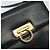 Borsa a tracolla Salvatore Ferragamo Gancini in pelle nera e oro Auth 194666 Nero D'oro - vista 14