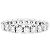Autre Marque Fede eternity completa in oro bianco e diamanti