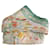 Hermès Carré Oeillets sauvages seta turchese  - vista 1