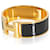 Bracelet Clic Clac en Noir plaqué or Hermès  - vue 3