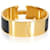 Bracelet Clic Clac en Noir plaqué or Hermès  - vue 4
