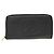 Chanel Portefeuille lang CC Logo Kalbsleder MM Schwarz
