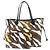 Borsa Tote Louis Vuitton Neverfull MM Marrone Nero Argento D'oro - vista 2