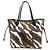 Borsa Tote Louis Vuitton Neverfull MM Marrone Nero Argento D'oro - vista 3
