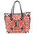 Bolso Tote Louis Vuitton Neverfull MM Negro Blanco Roja - vista 5