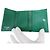 Cartera tríptico de piel de becerro granulada verde Chanel - vista 10