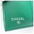 Cartera tríptico de piel de becerro granulada verde Chanel - vista 11