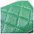 Cartera tríptico de piel de becerro granulada verde Chanel - vista 6