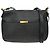 Fendi Front Pocket Messenger Zucchino Coated Canvas Medium Nero