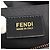 Fendi Front Pocket Messenger Zucchino Coated Canvas Medium Nero - vista 4