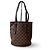 Louis Vuitton Damier Bucket Marrone