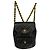 Chanel Vintage CC Pocket gestepptes Lammleder Small Schwarz