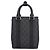 Mini borsa a tracolla Gucci GG Supreme Canvas Marrone Nero - vista 3