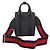 Mini borsa a tracolla Gucci GG Supreme Canvas Marrone Nero - vista 8
