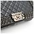 Borsa a Spalla Chanel Boy Chanel Matelassé Coco Mark Chain Blu navy - vista 10