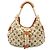 Borsa a spalla Louis Vuitton Cruise Line Bulle MM Beige - vista 2