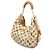 Borsa a spalla Louis Vuitton Cruise Line Bulle MM Beige - vista 3