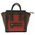 Céline Borsa Celine Luggage Nano Shopper Marrone Rosso Bordò Marrone scuro