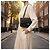 Bolsa de Ombro Chanel W-Flap 25 Matelassé Preto - vista 11