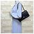 Bolsa de Ombro Chanel W-Flap 25 Matelassé Preto - vista 2