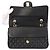 Bolsa de Ombro Chanel W-Flap 25 Matelassé Preto - vista 8