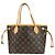 Borsa Tote Louis Vuitton Neverfull PM Monogram Marrone