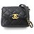 Chanel Matelasse Mini Flap Chain Shoulder Handbag Black