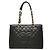 Timeless Chanel Coco Mark GST Grand Shopping Tote Nero