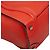 Céline Borsa Celine Luggage Mini Shopper Rosso Arancione - vista 7