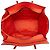 Céline Borsa Celine Luggage Mini Shopper Rosso Arancione - vista 8