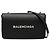 Borsa a tracolla portafoglio con catena Everyday di Balenciaga Nero