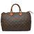 Borsa Louis Vuitton Monogram Speedy 35 Marrone